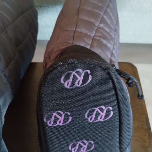 Russian Pointe Tall Quilted warm up boots, Large - Picture 5 of 7